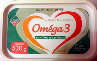 Le Plaisir & la Cuisine - Oméga 3 tartine et cuisson - Doux 59% de mat. gr.
