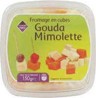 Fromage en cube gouda mimolette