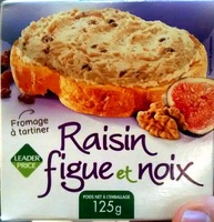 Fromage à tartiner - Raisin, figue et noix (27,9 % MG)
