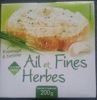 Fromage à tartiner à l'ail & fines herbes