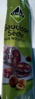 Saucisse sèche aux noisettes