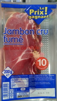 Jambon cru fumé au bois de hêtre (10 tranches)