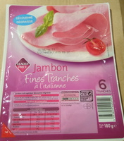 Jambon fines tranches à l'Italienne (6 tranches)