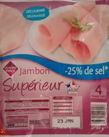 Jambon supérieur découenné dégraissé -25 % de sel