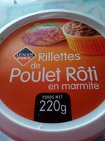 Rillettes de poulet rôti en marmite