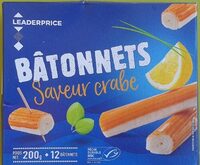 Bâtonnets saveur crabe