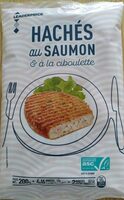 Haché au saumon et à la ciboulette