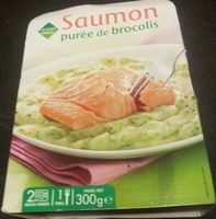 Saumon purée de brocolis