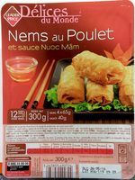 Délices du Monde - Nems au Poulet et sauce Nuoc Mâm