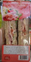 Pain de mie complet Jambon Emmental Crudités