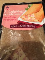 Galette au Blé Noir Jambon Emmental Mozarella