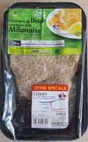 Escalopes de dinde marinées a la milanaise