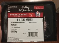 Steack hache pur boeuf