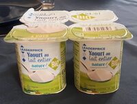 Yaourt lait entier bio