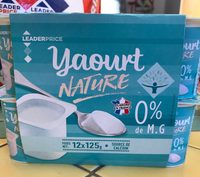 Yaourt nature 0% MG