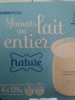 Yaourts au Lait Entier Nature