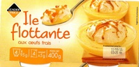 Ile flottante aux oeufs frais
