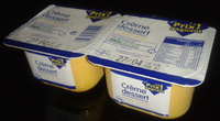 Crème dessert saveur vanille