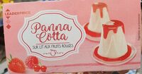 Panna cotta sur lit aux fruits rouges
