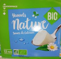 Yaourt nature bio