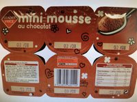 Mini mousse au chocolat