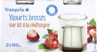 Yaourt brassé lait entier lit châtaigne