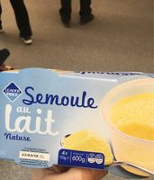 Semoule au lait, nature