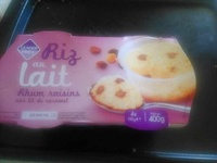 Riz au Lait Rhum Raisins sur Lit de Caramel