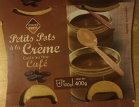 Petits pots à la crème cuits au four café