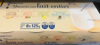 Yaourts au lait entier