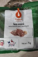 Les mini saucissons secs aux noix