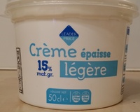 Crème épaisse légère (15 % MG)