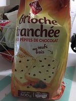 Brioche Tranchée aux Œufs Frais aux Pépites de Chocolat