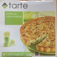 Tarte poireaux crème fraîche