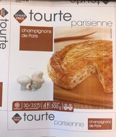Tourte parisienne champignons de Paris