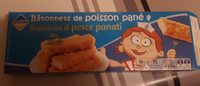 Bâtonnets de poisson  pané