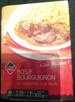 Bœuf Bourguignon et Tagliatelles aux Œufs, Surgelé