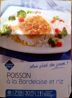 Poisson à la Bordelaise et riz