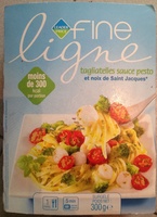 Tagliatelles sauce pesto et noix de Saint Jacques*, Surgelé