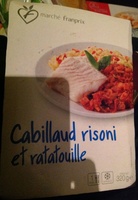 Cabillaud risoni et ratatouille