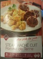 Steak Haché Cuit et Pomme de Terre
