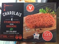 Steaks haches charolais