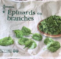Epinards en branches surgelés