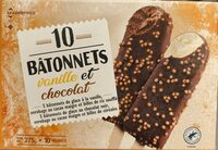 Bâtonnets vanille chocolat