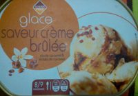 Glace saveur crème brûlée