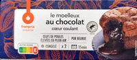 Moelleux au chocolat coeur coulant