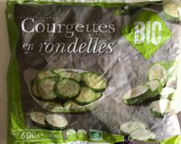 Courgettes en rondelles bio