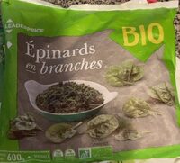 Épinards en branche bio