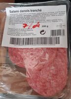 Salami danois tranché