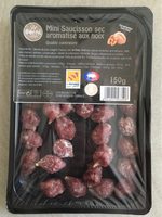 Mini saucisson sec aromatisé aux noix